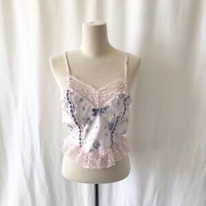 Vintage intimate details intimes night top size S